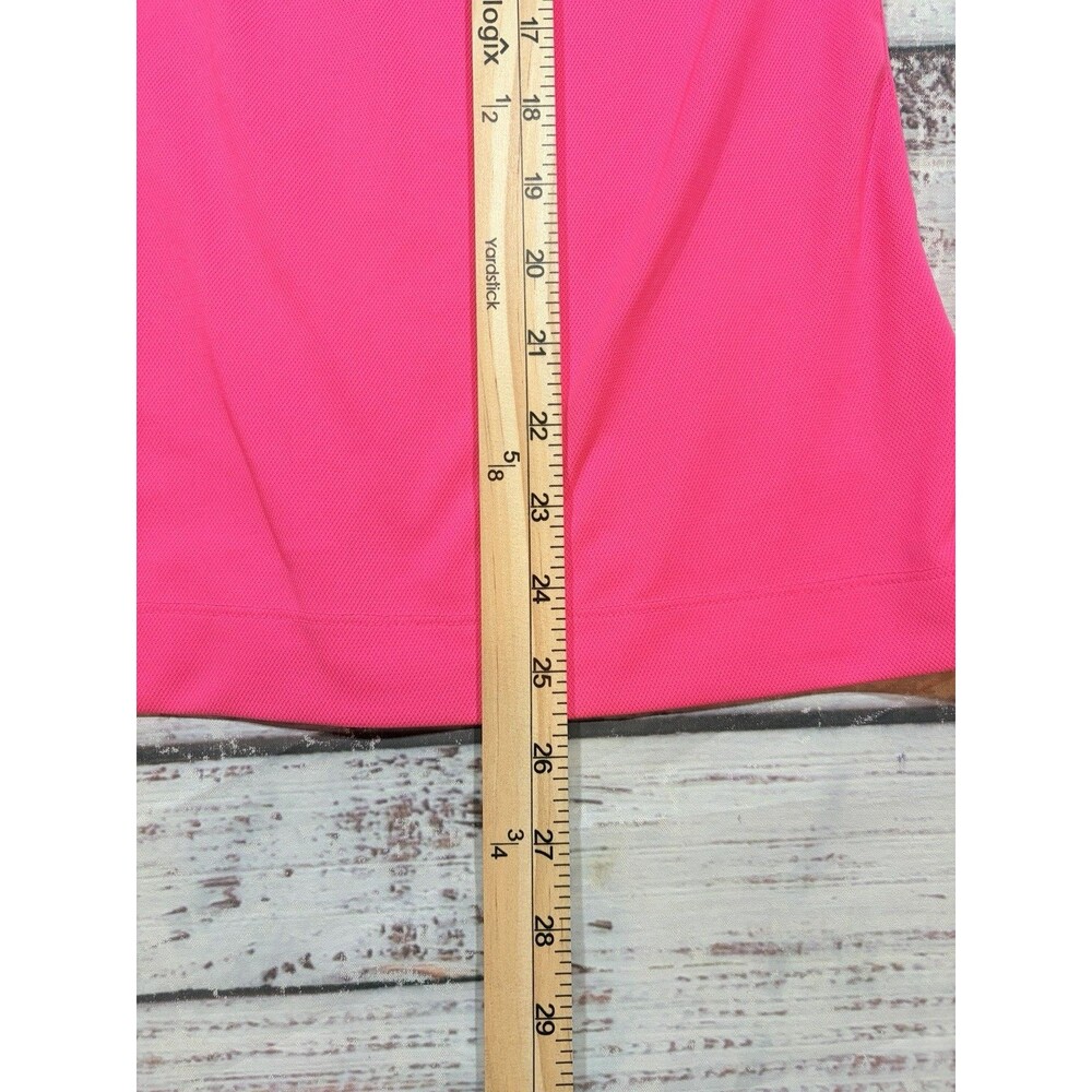 Nike Golf Women's Tour Performance Dri Fit Polo Neon Pink Size Large Bright Pink - Picture 7 of 8